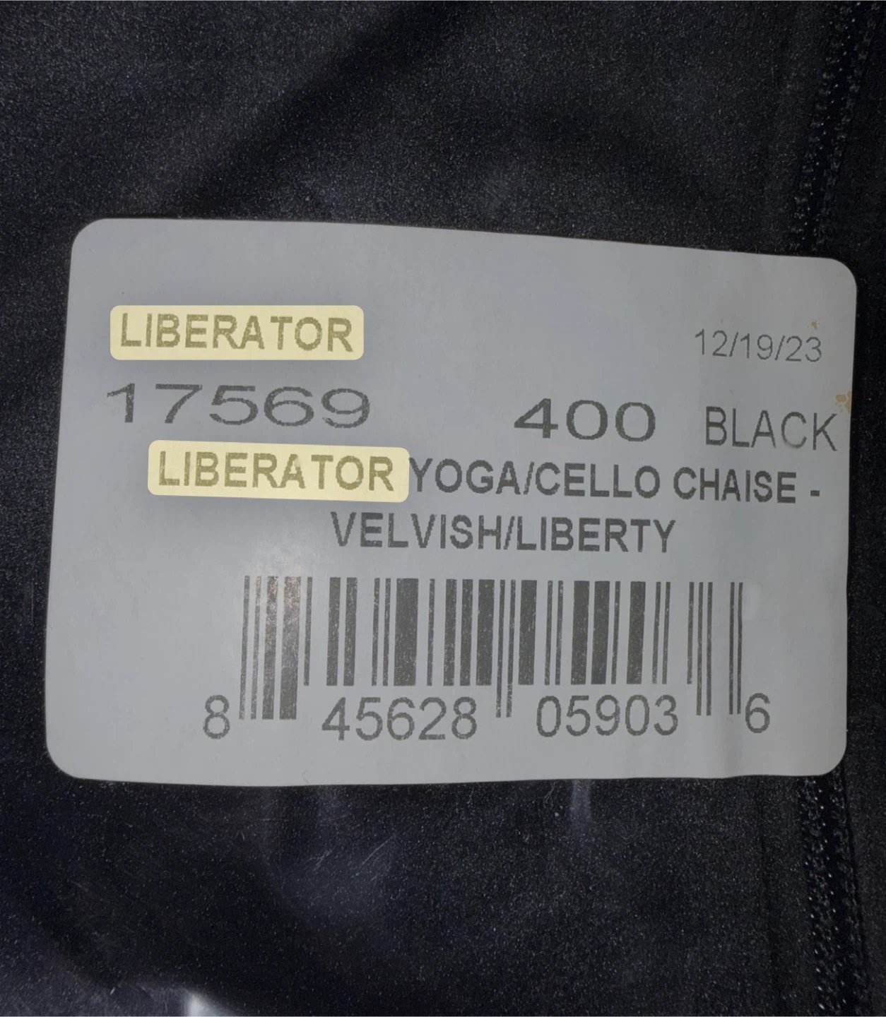 Liberator Cello Chaise Lounge - Black - photo 5