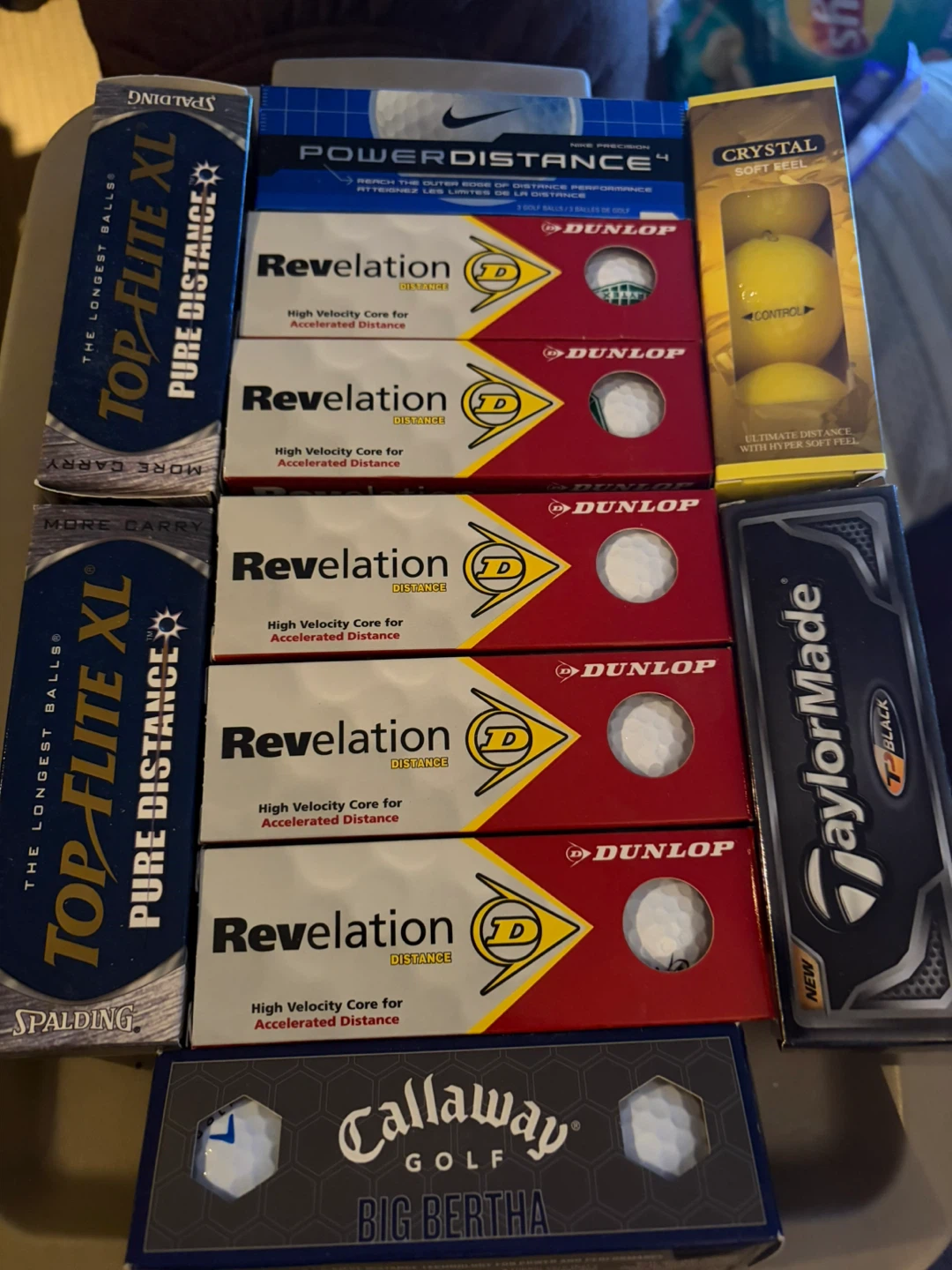 Golf balls. Brand new. $5.00 a pack.