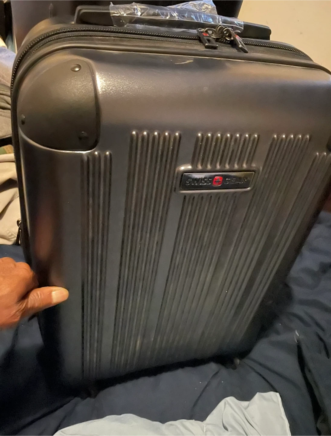 Swiss Gear Black Carry-On Suitcase