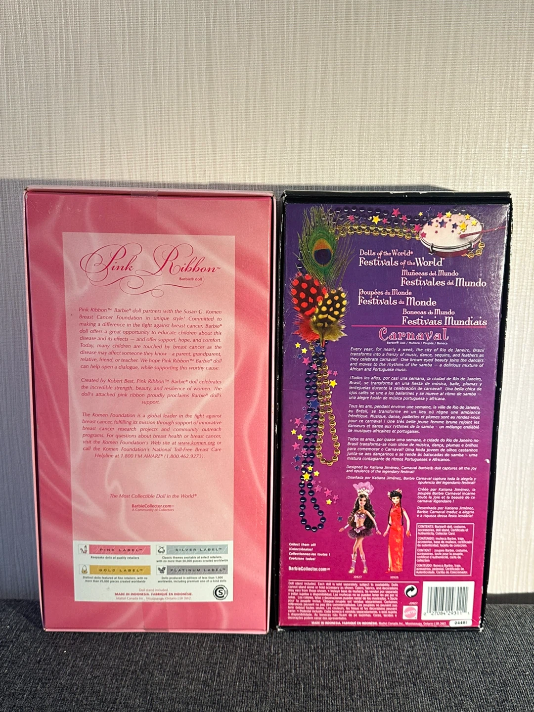 Barbie Collector Dolls of the World - Pink Ribbon & Carnival - photo 4