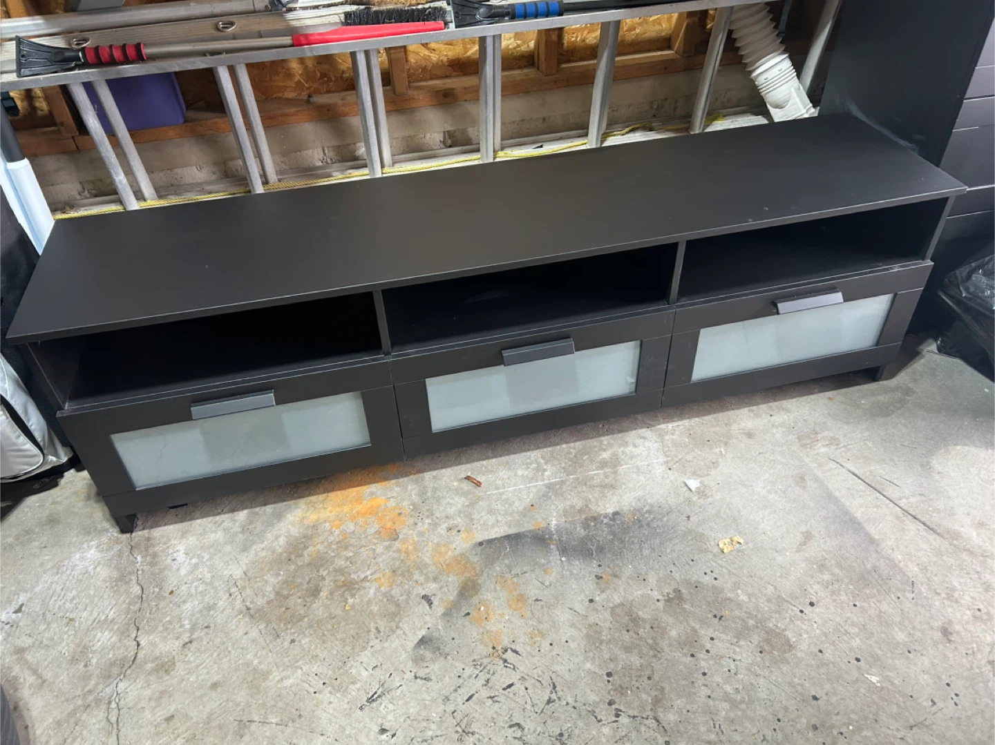 Black TV stand - photo 2