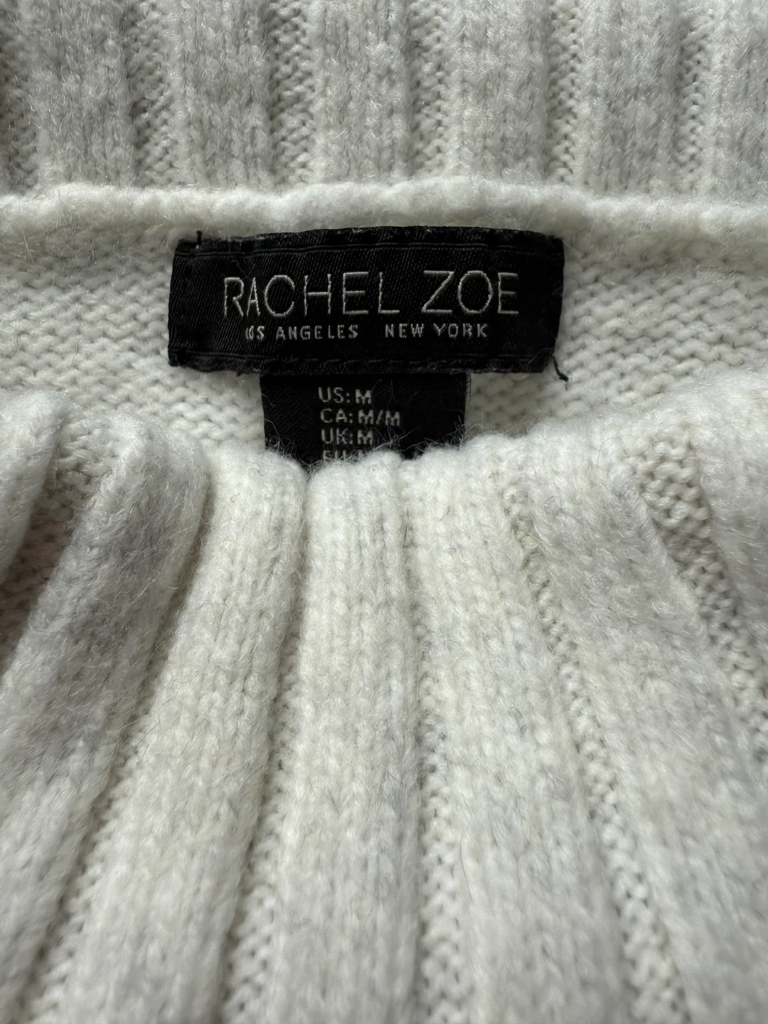 Light gray Knit Turtleneck - Size M - photo 5
