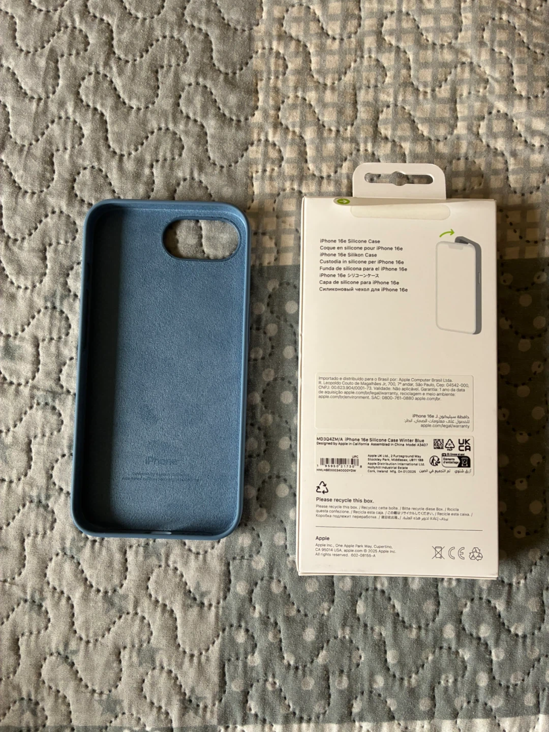 Apple iPhone 16e Silicone Case - Winter Blue - photo 2