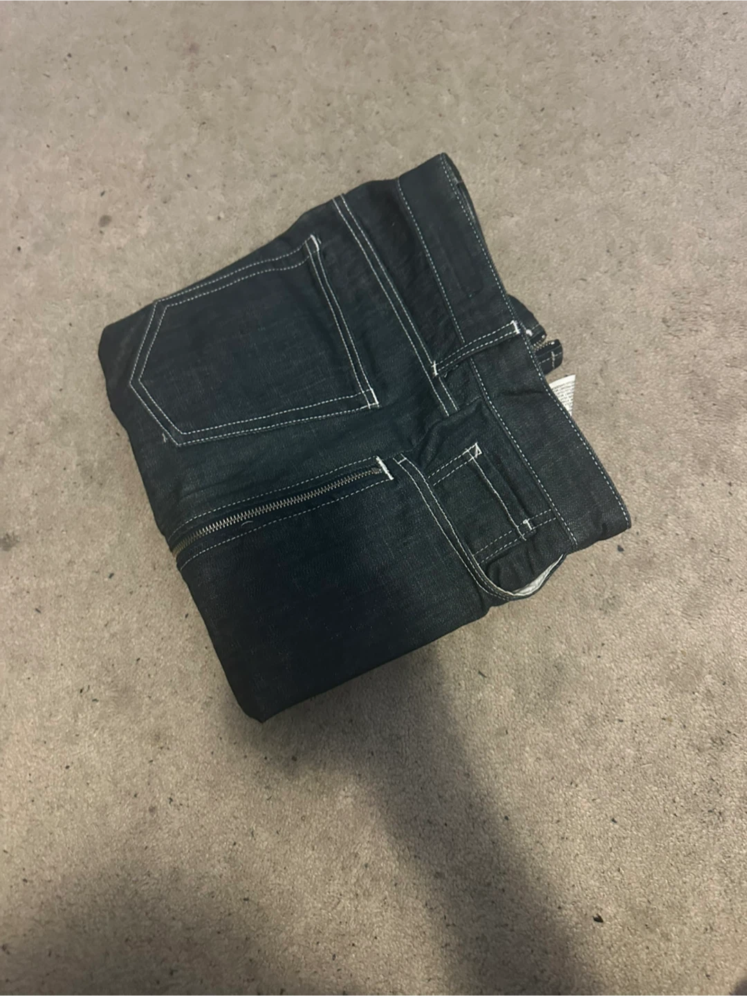 Zara Denim Jeans with Zipper - photo 2