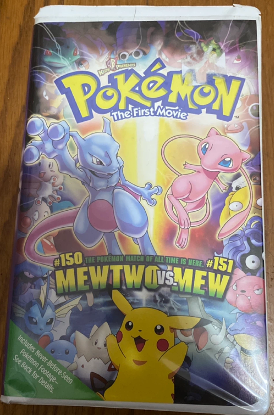 Pokémon: The First Movie VHS Tape