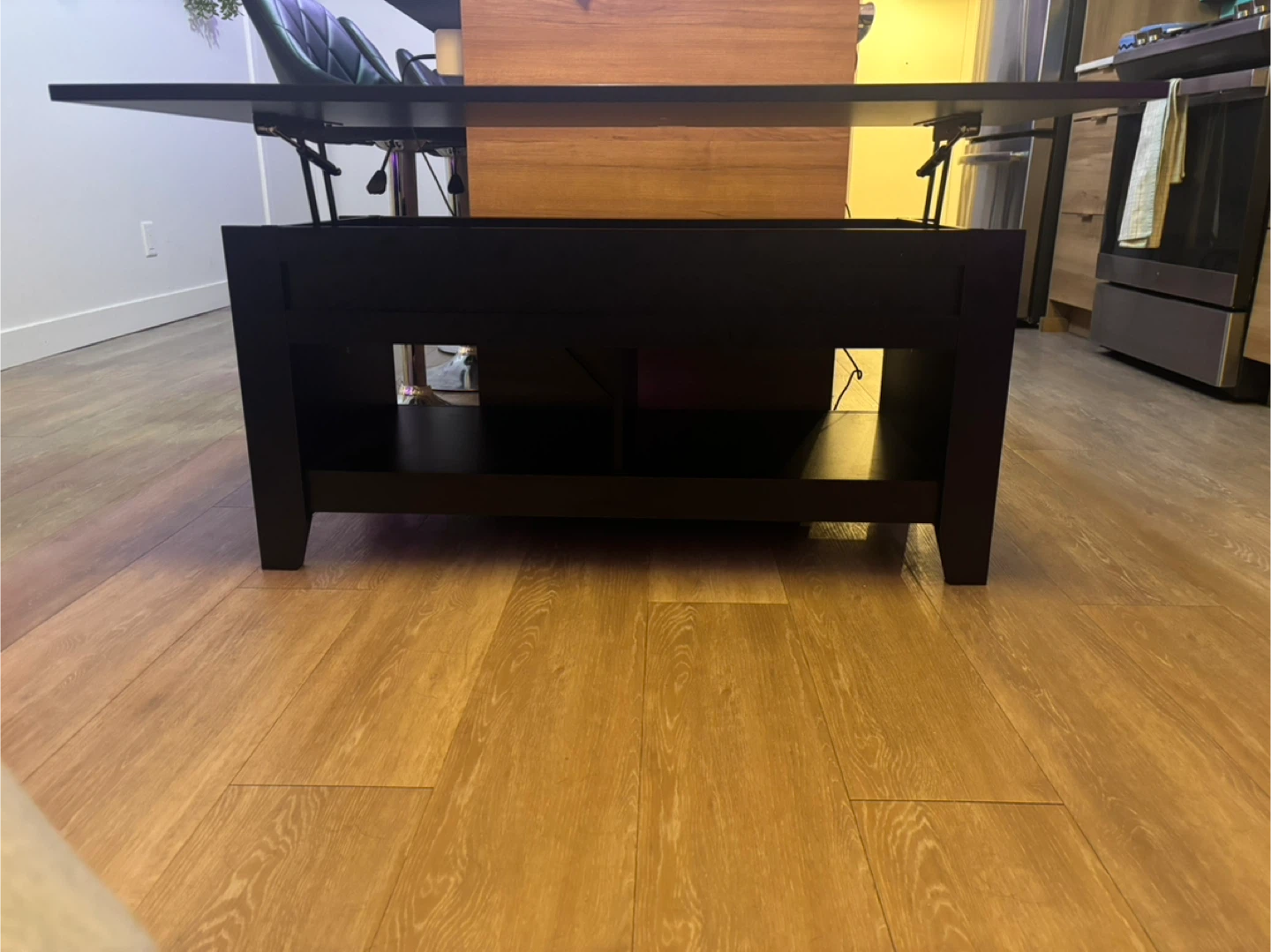Black Lift Top Coffee Table - photo 2