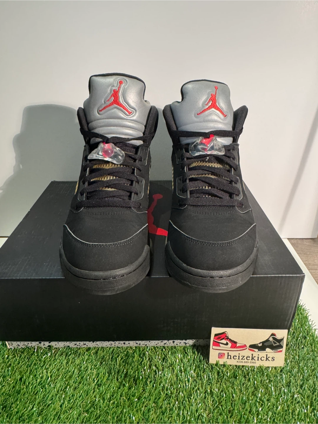 Jordan 5 Metallic Black size 10 - photo 3