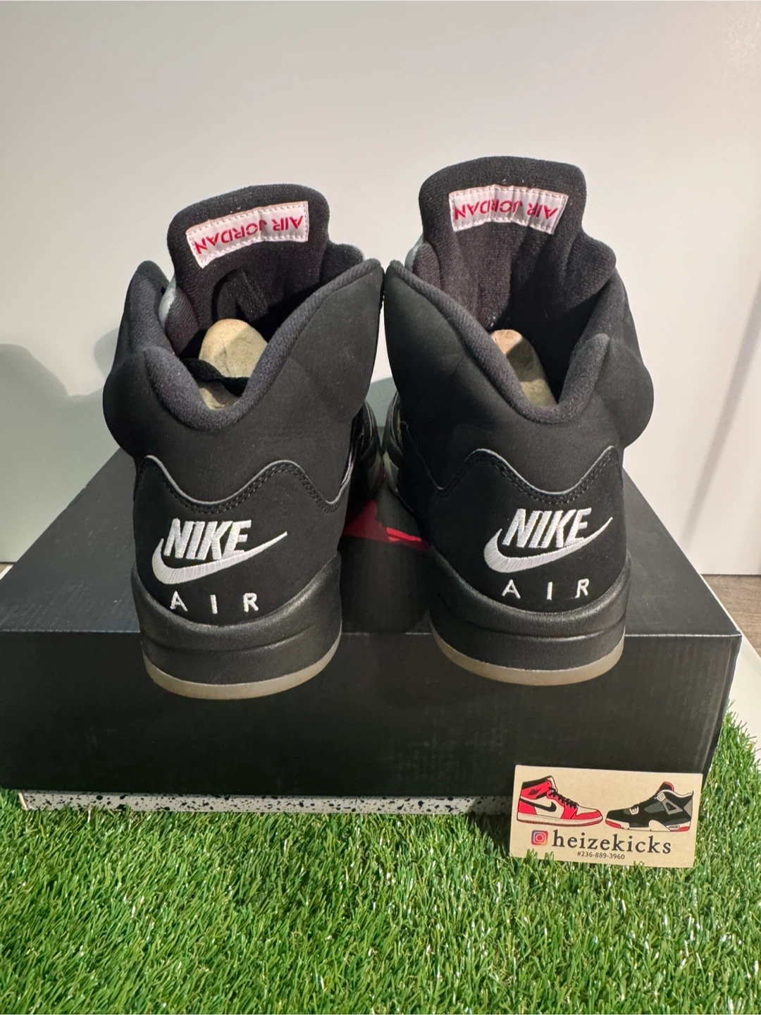 Jordan 5 Metallic Black size 10 - photo 4