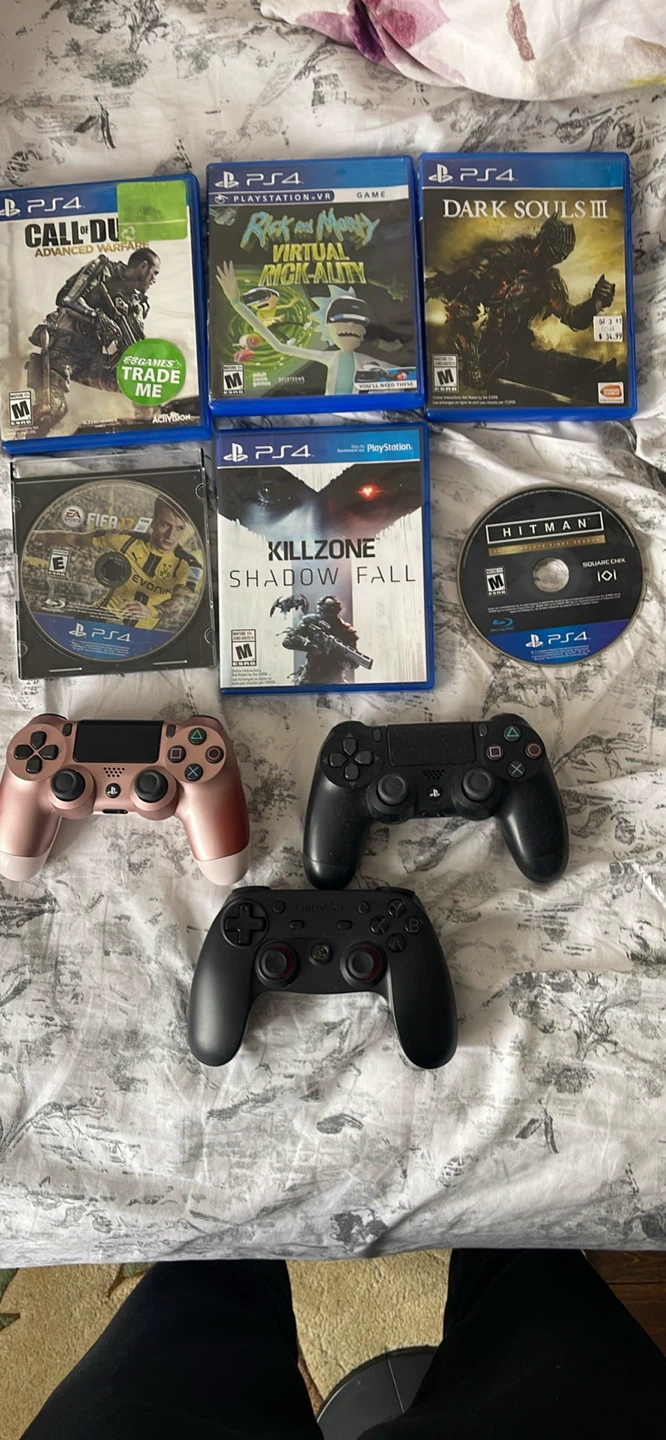 PlayStation 4 Bundle with Games and Controllers
