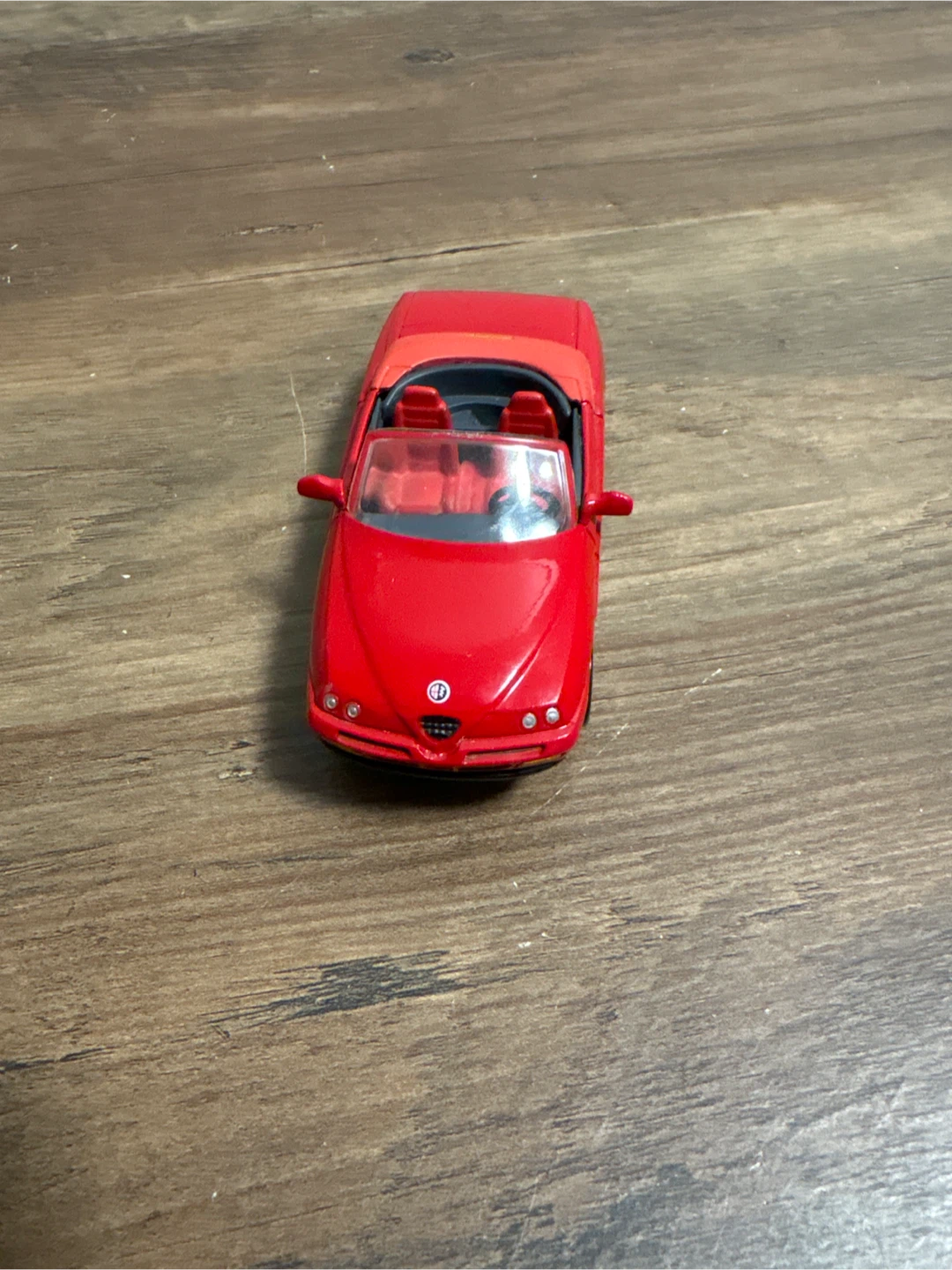 Alfa Romeo Spider Diecast Car - Red 1996 - photo 3