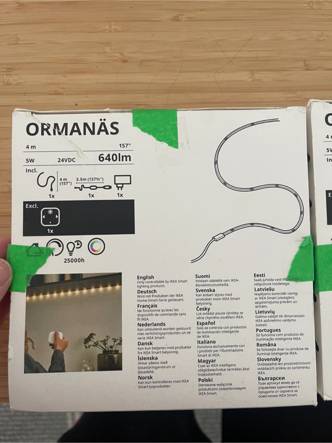 IKEA ORMANÄS LED String Lights - 4m - photo 2