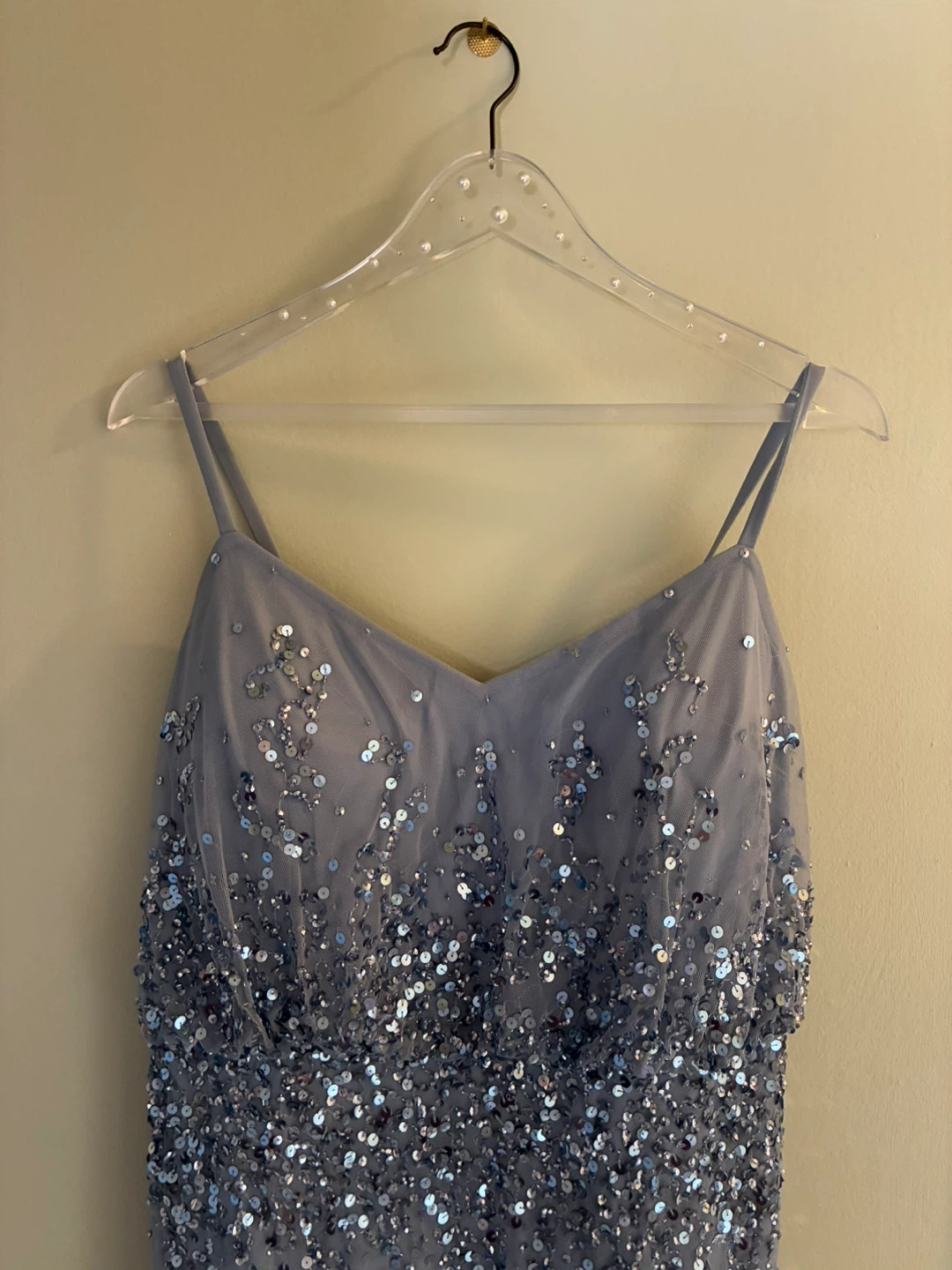 Blue Sequin Formal Dress Adrianna papell - photo 2