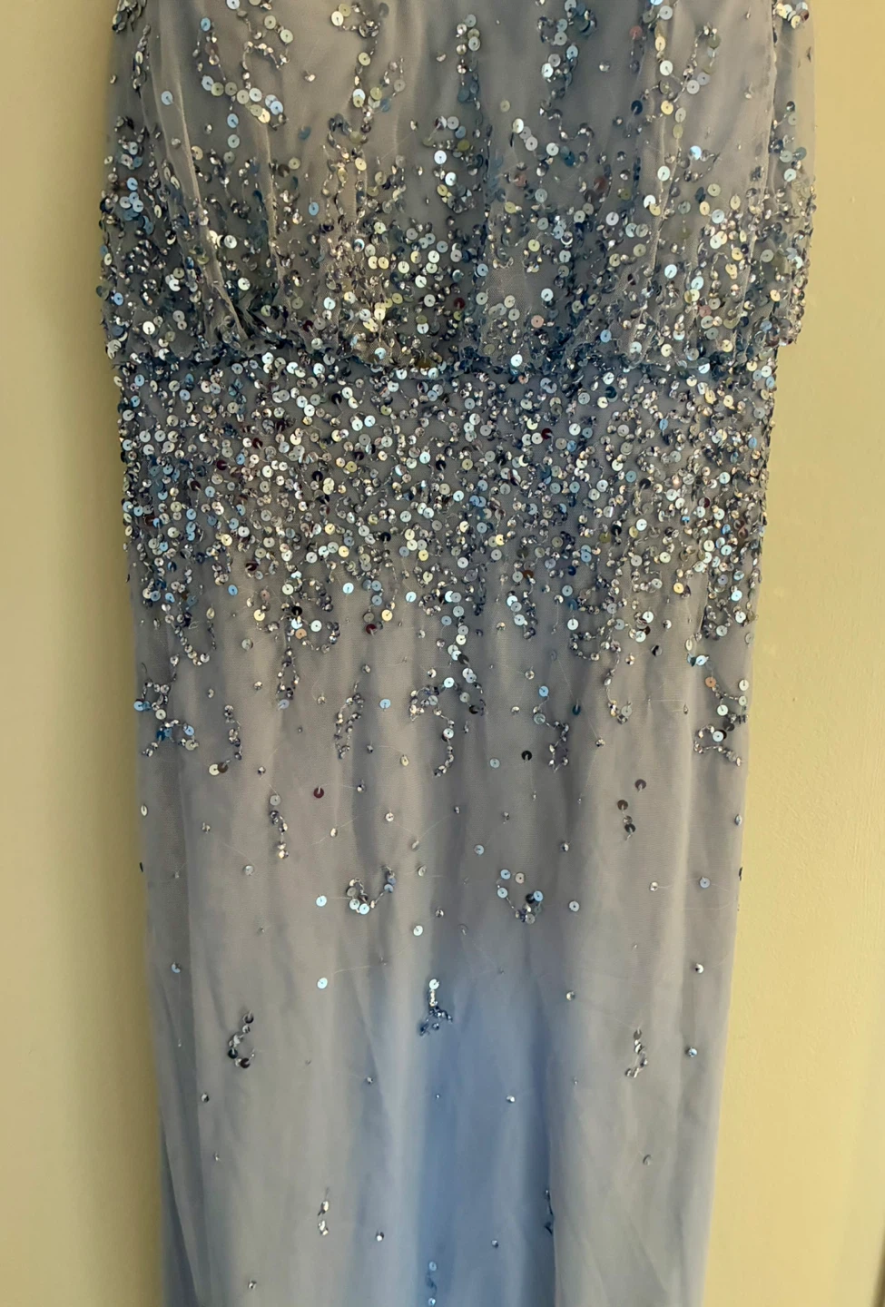 Blue Sequin Formal Dress Adrianna papell - photo 3