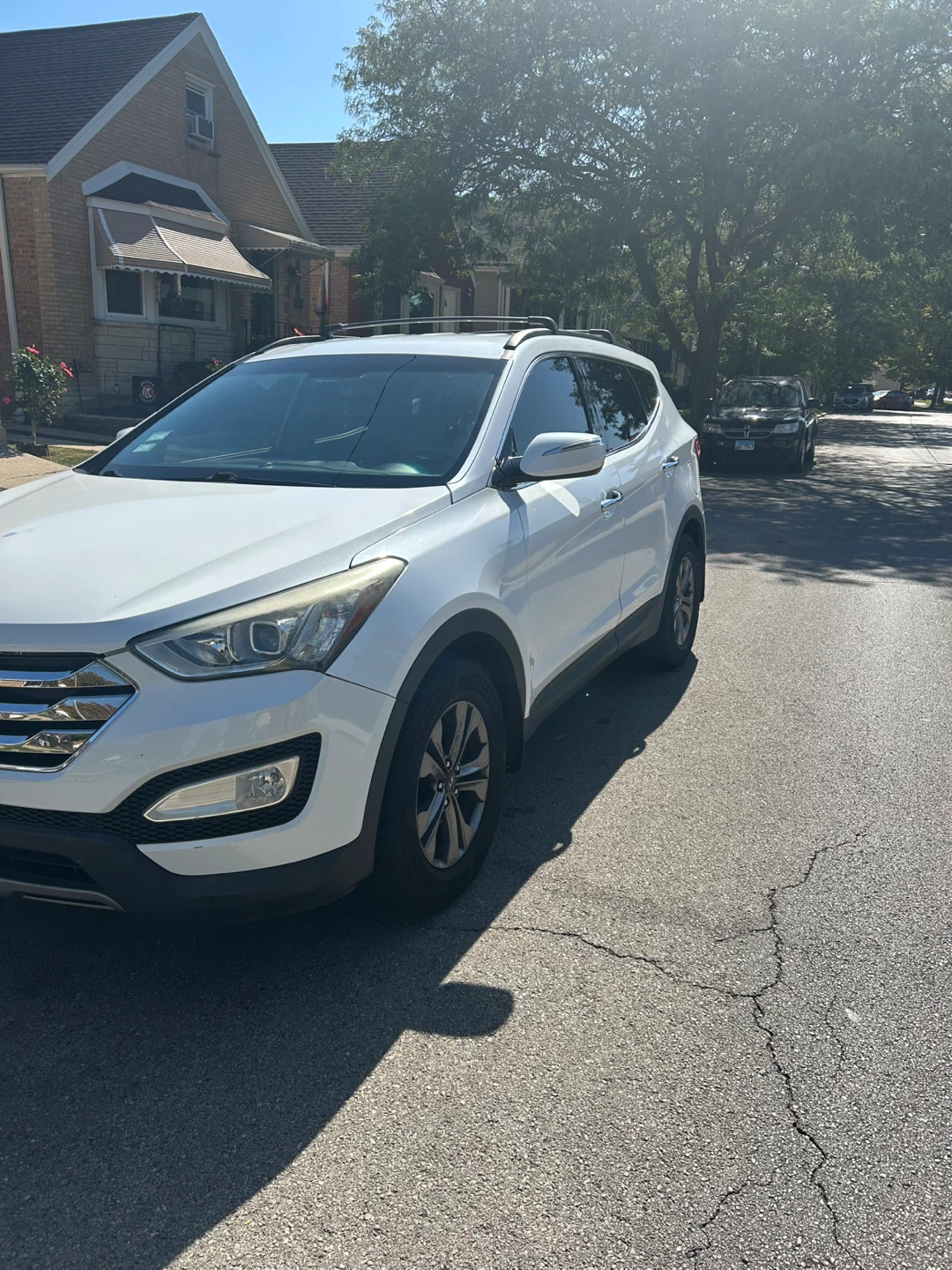White Hyundai Santa Fe sport 2.0t - photo 4