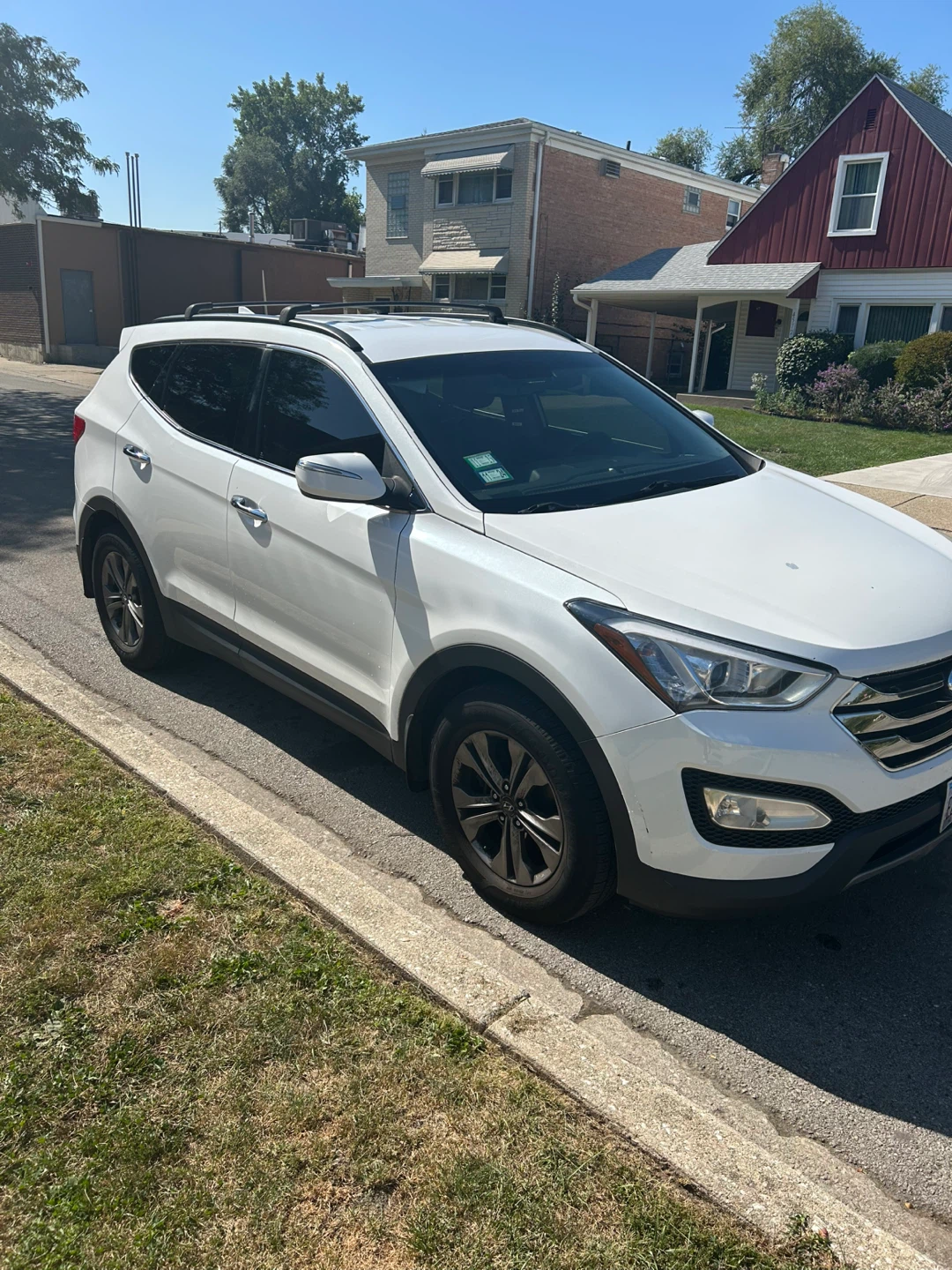 White Hyundai Santa Fe sport 2.0t - photo 5