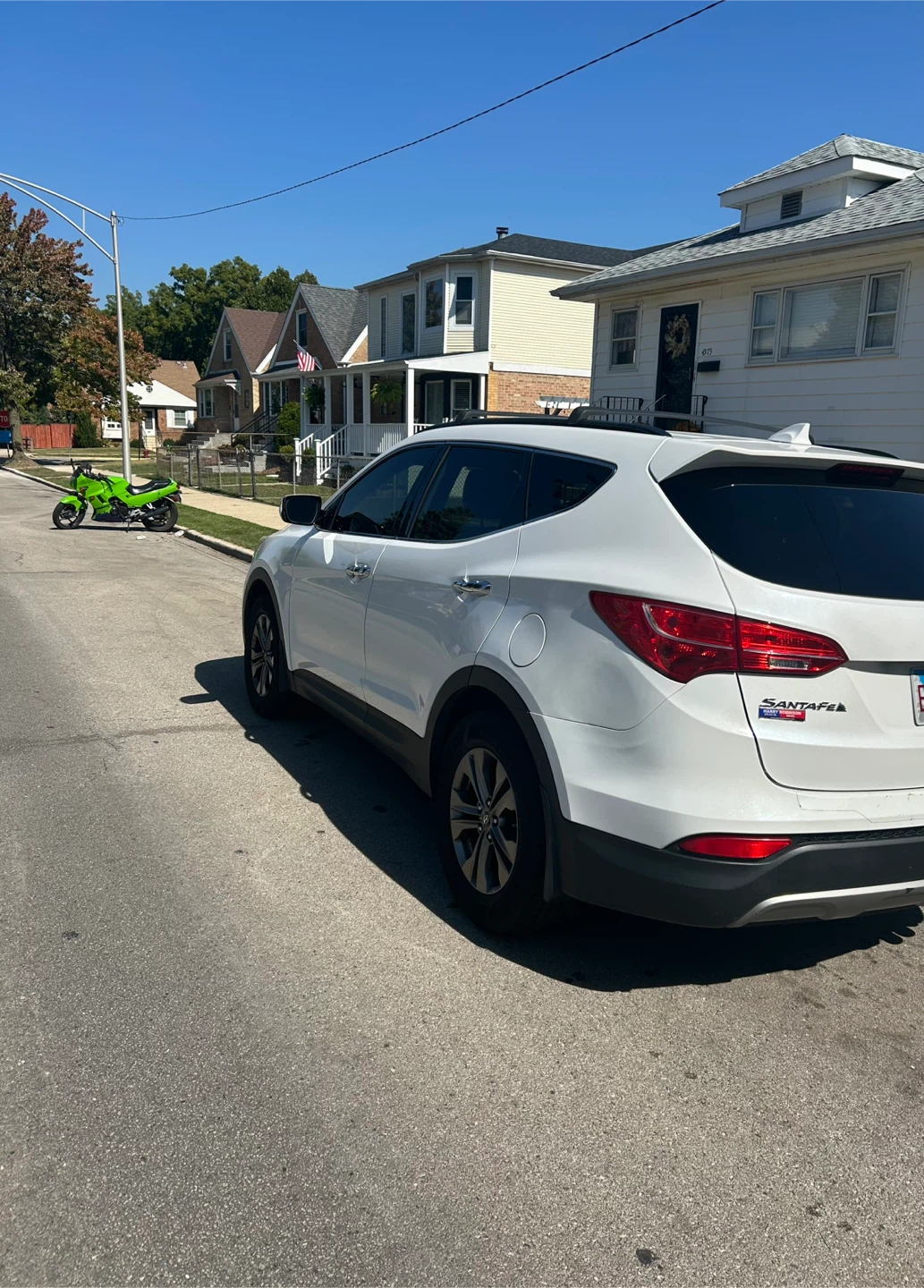 White Hyundai Santa Fe sport 2.0t - photo 3