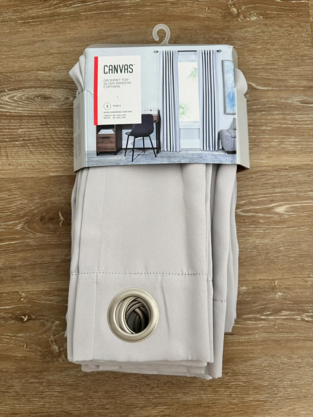 Canvas Grommet Light Blocking Window Curtains - photo 2