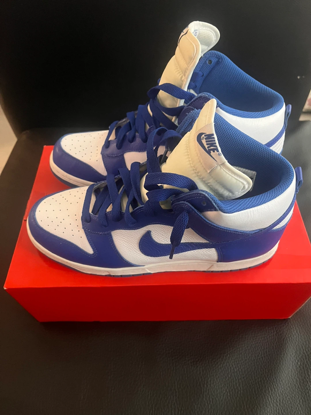 Nike Dunk High Retro White/Racer Blue - photo 5