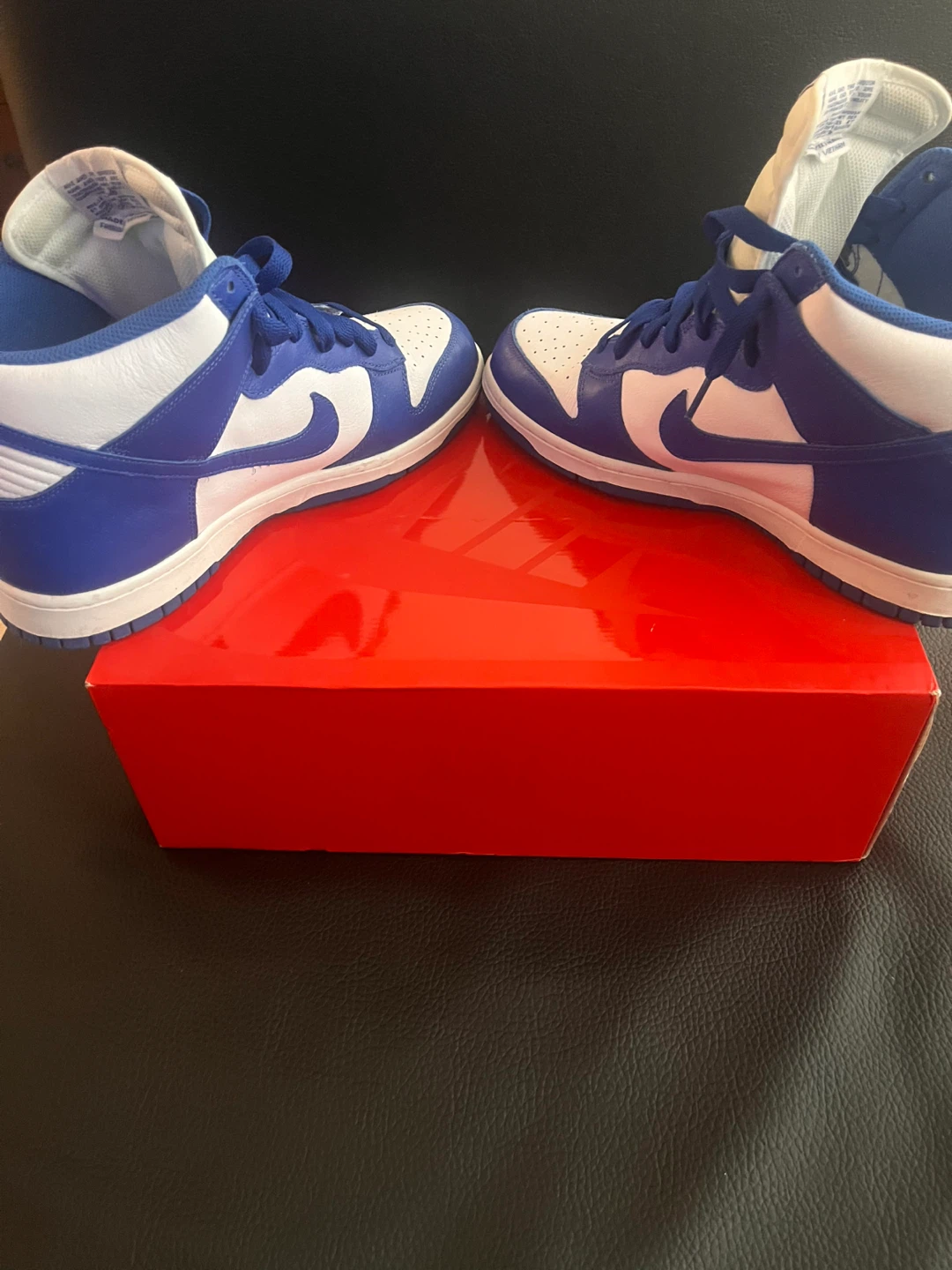 Nike Dunk High Retro White/Racer Blue - photo 2