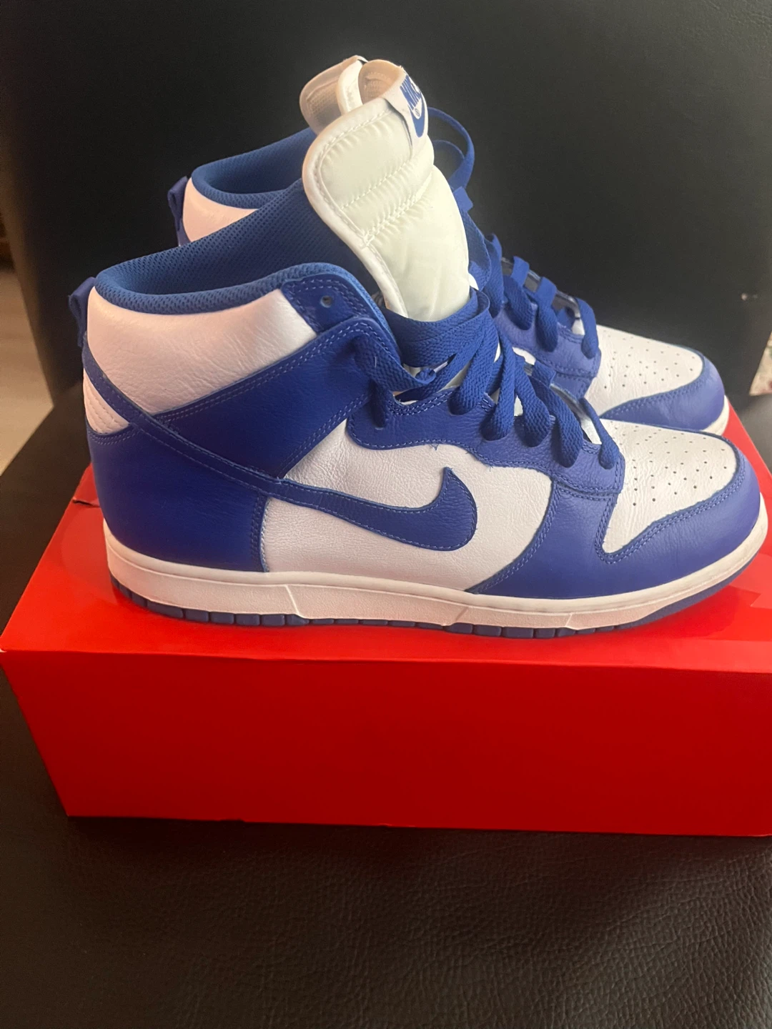 Nike Dunk High Retro White/Racer Blue - photo 4