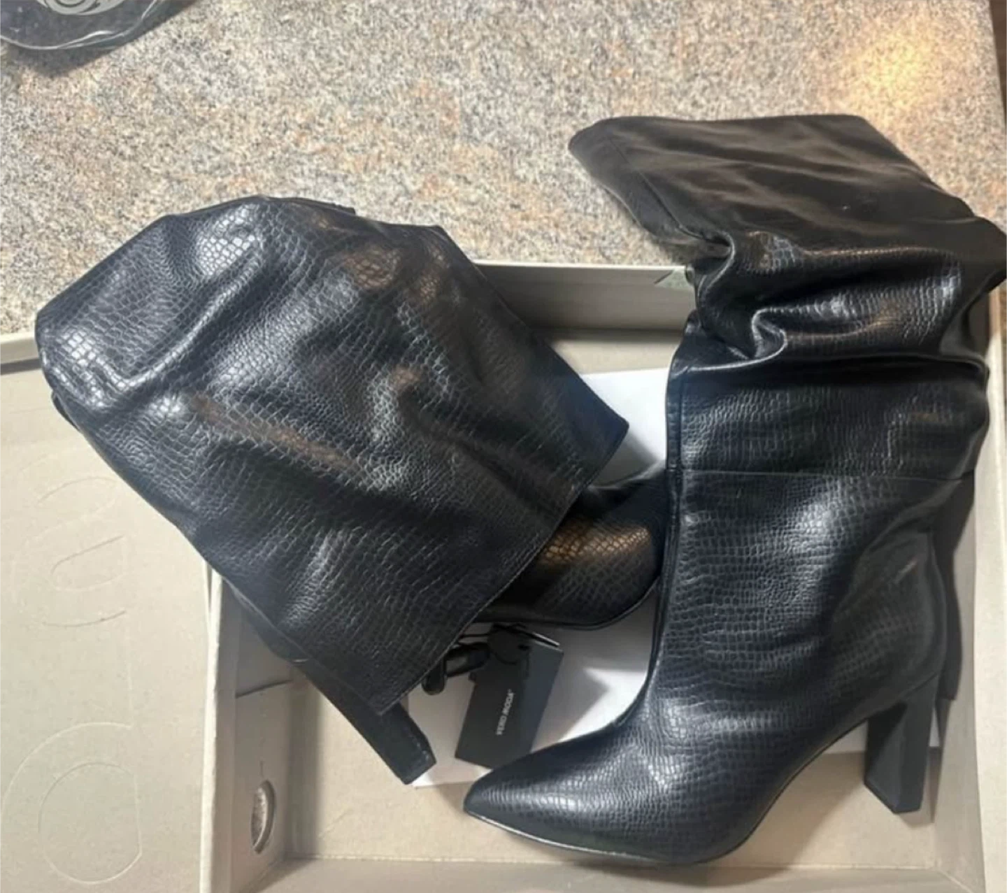 Vero Moda Black Ankle Boots - Size 8 - photo 3