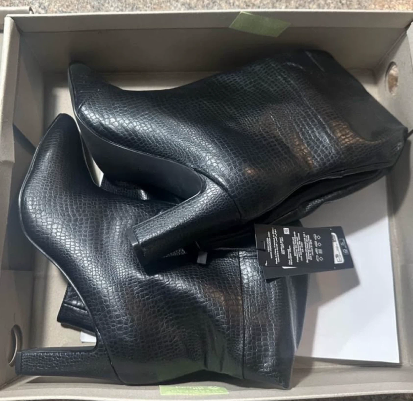 Vero Moda Black Ankle Boots - Size 8 - photo 4