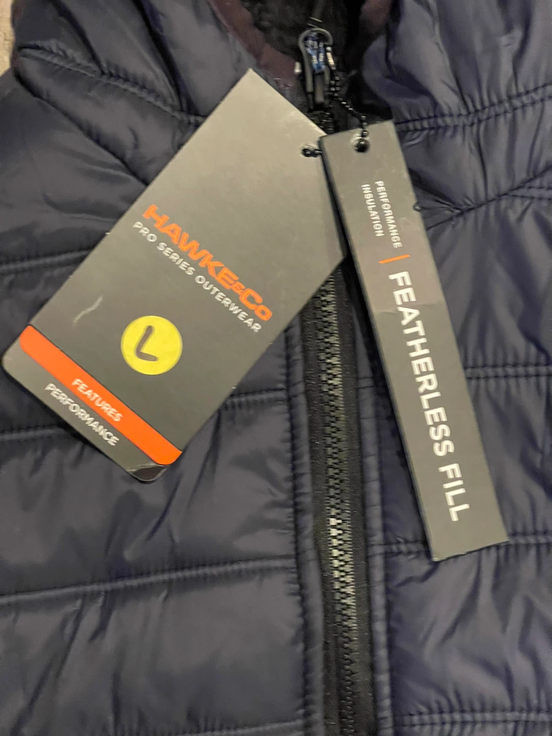 New Hawke & Co. Puffer Jacket - Size Large - photo 3