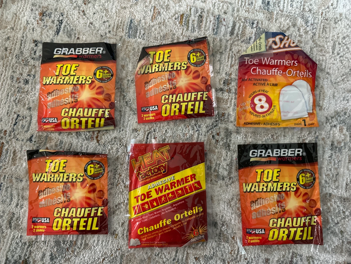 🆓 Toe warmers (6 packs) 👣 🔥