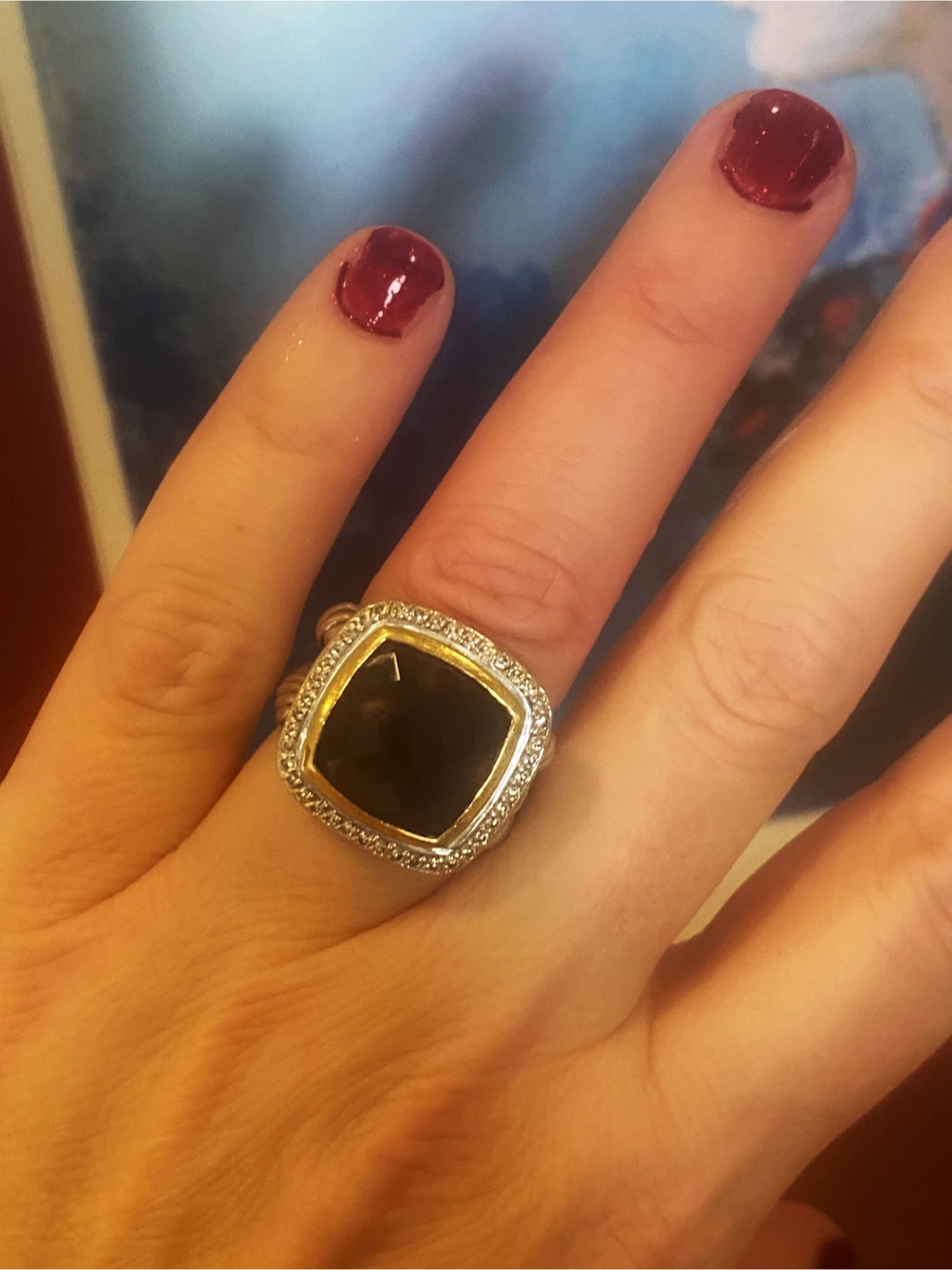 🤎David Yurman Smoky Quartz Ring - photo 2