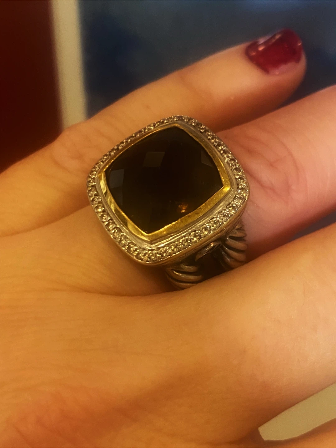 🤎David Yurman Smoky Quartz Ring - photo 5