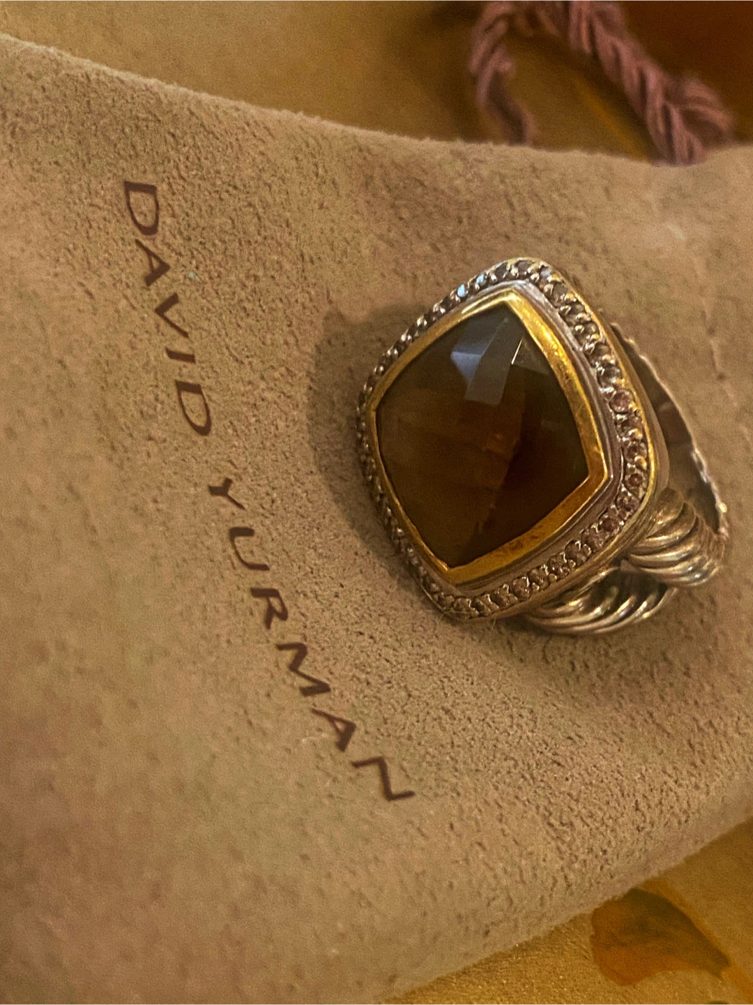 🤎David Yurman Smoky Quartz Ring - photo 4
