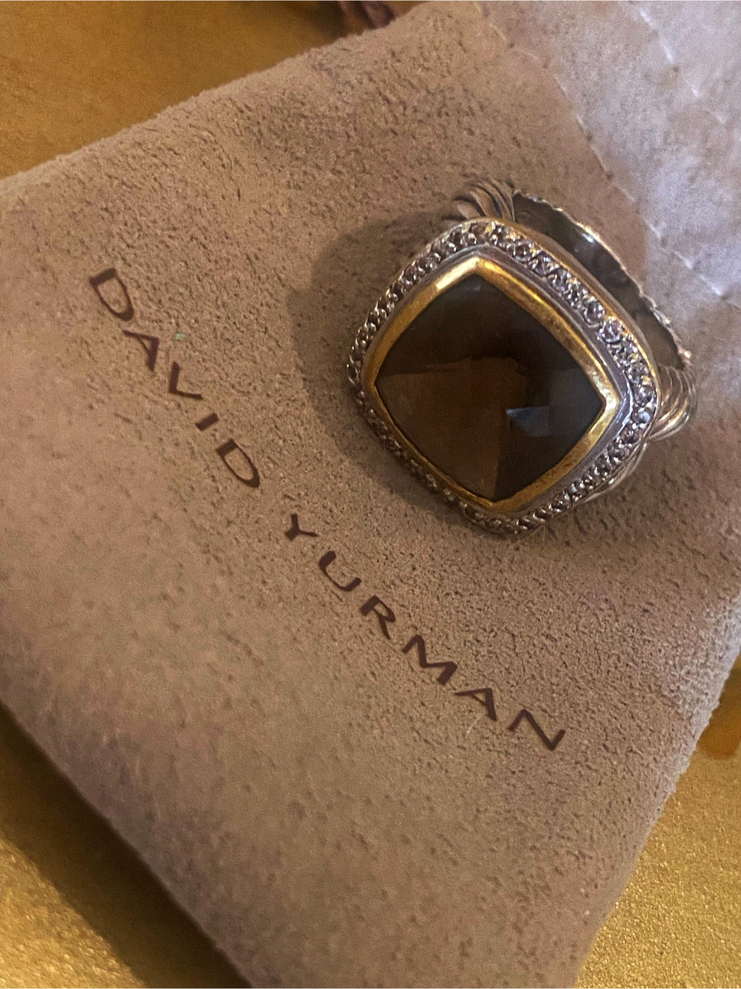 🤎David Yurman Smoky Quartz Ring