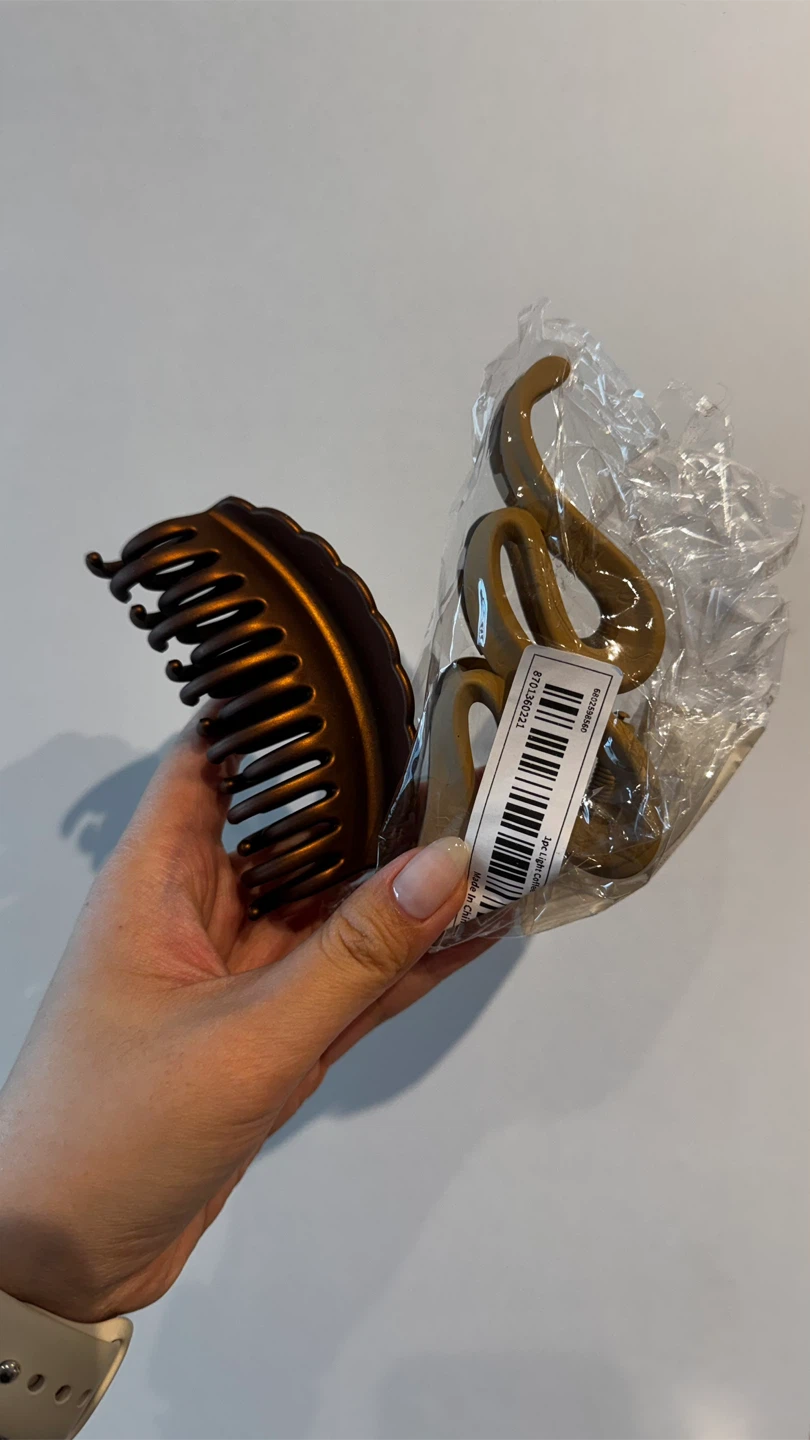 Brown Banana Hair Clip