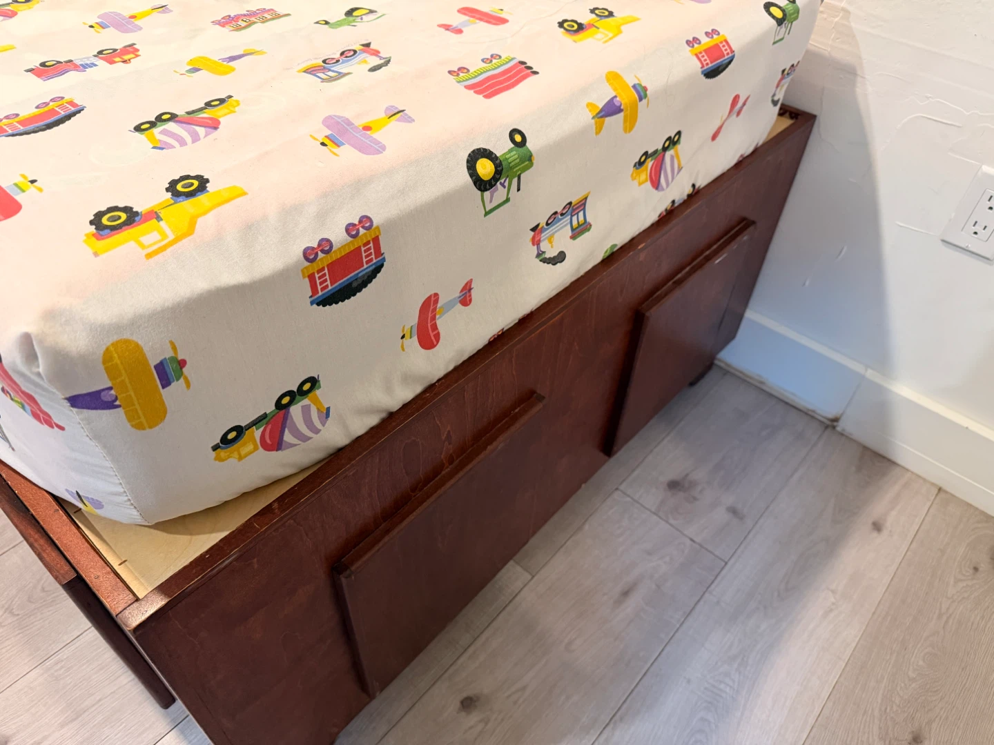 Twin Bed Frame with Storage - photo 4