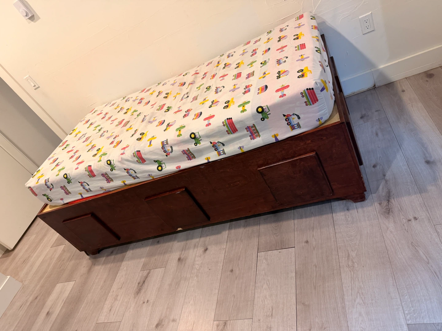 Twin Bed Frame with Storage - photo 3