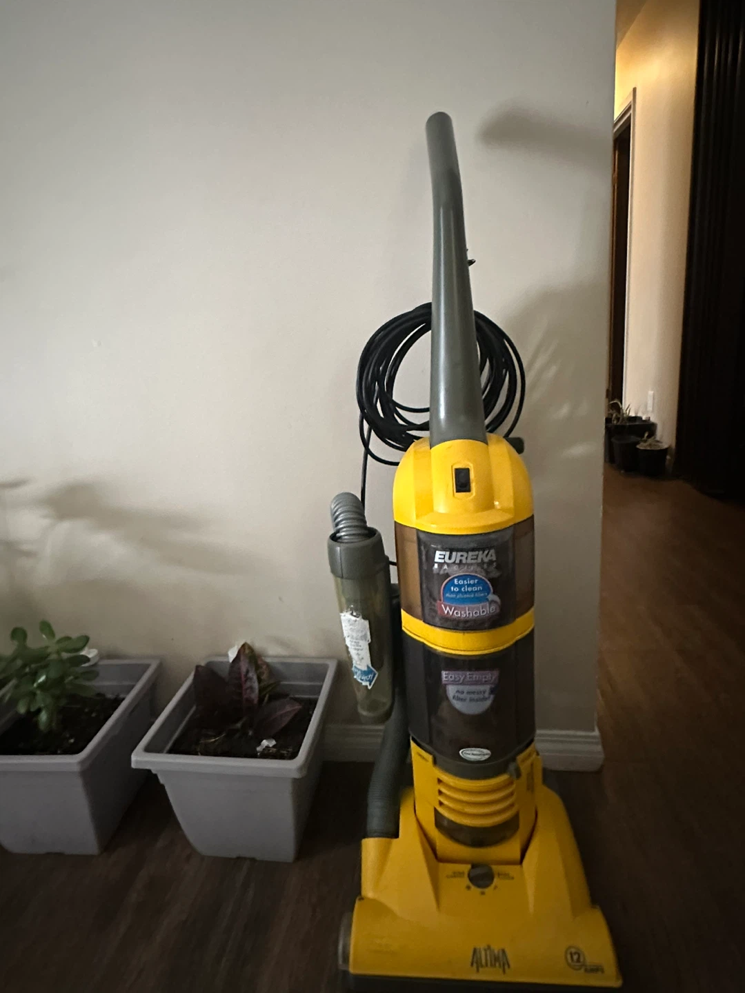 Eureka Altima Upright Vacuum - Yellow