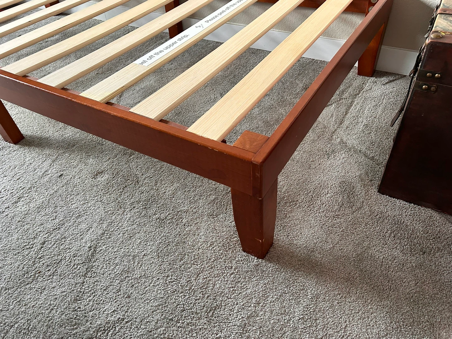 Twin Wooden Bed Frame - photo 2