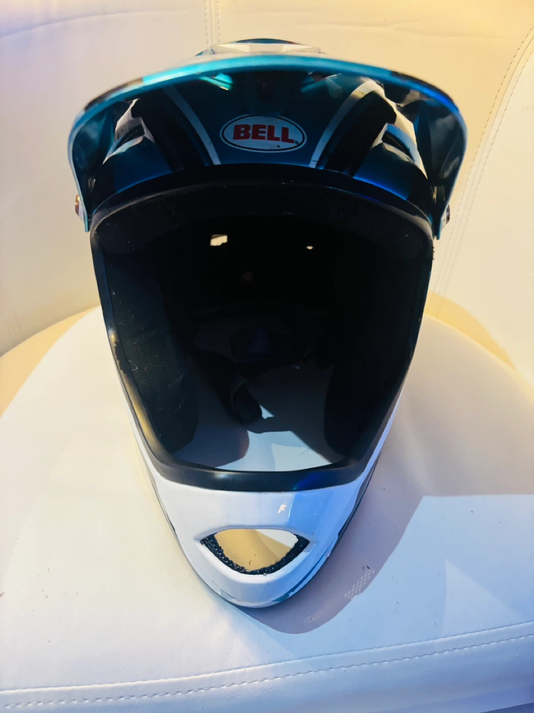 Bell Full Face Bike Helmet - Blue & White - photo 2