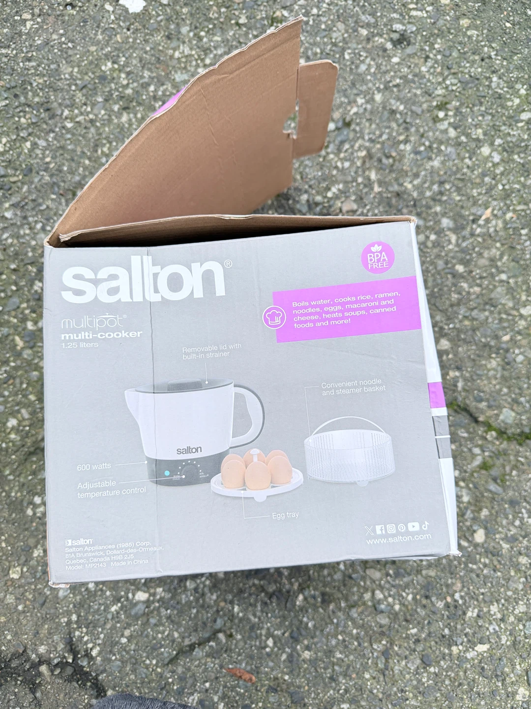 Salton MultiPot Multi-Cooker 1.25 Liters - photo 4