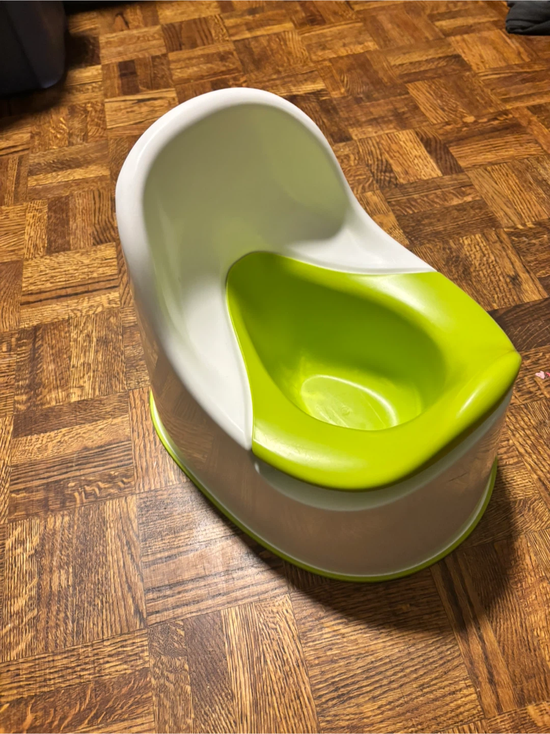Green & White Potty Training Seat