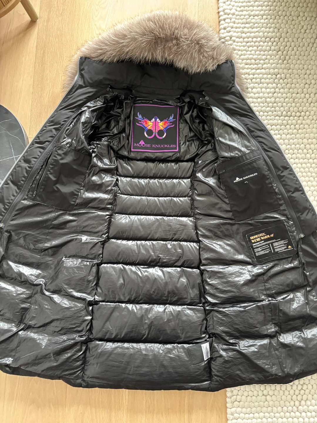 Moose Knuckles Cornelia Down Parka with Fur Size S - photo 5
