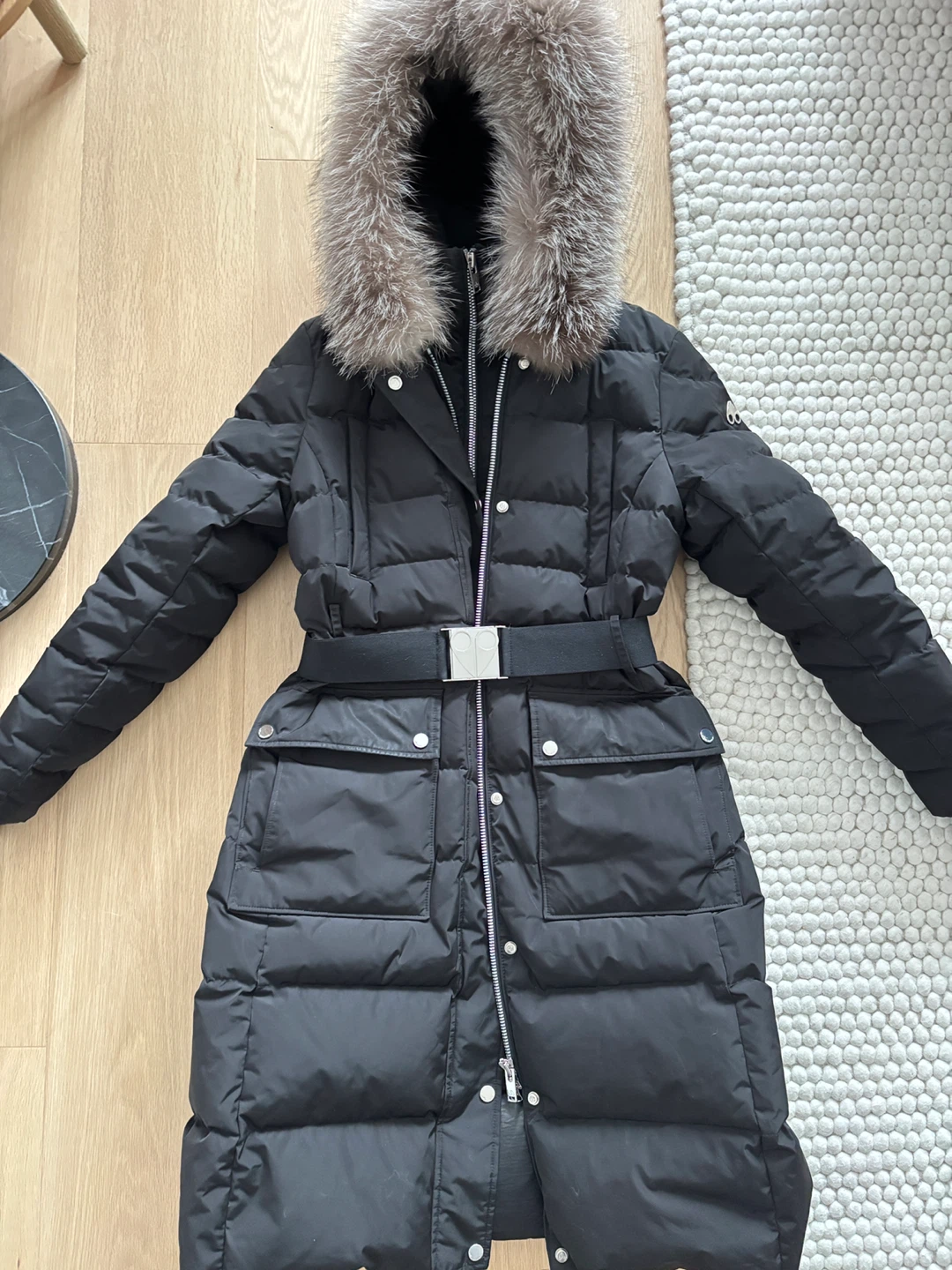 Moose Knuckles Cornelia Down Parka with Fur Size S - photo 3