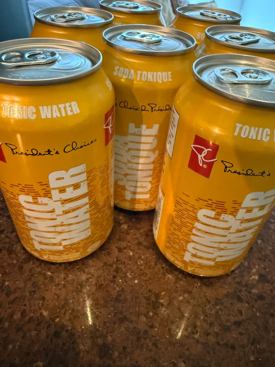 President's Choice Tonic Water Soda - 7 cans