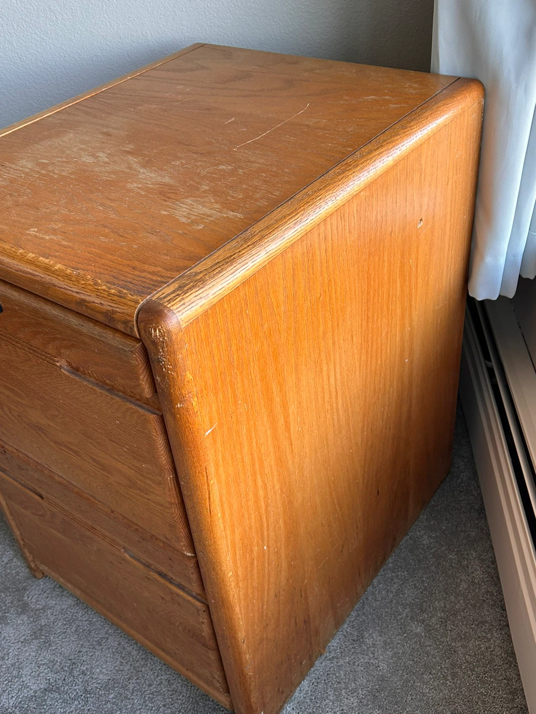 Large Wooden Filing Cabinet - photo 3