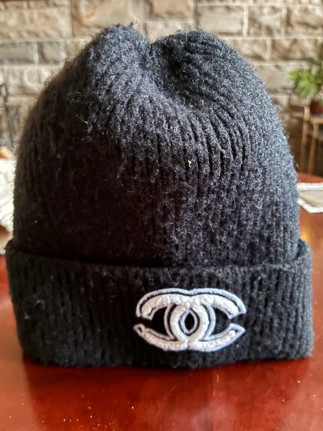 $5 Chanel logo winter toque hat warm knit men women - photo 2
