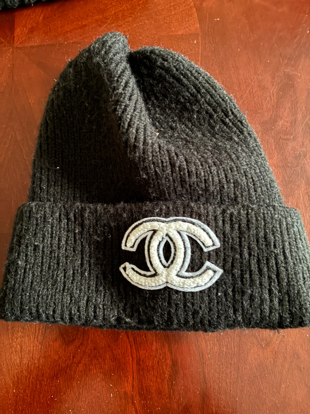 $5 Chanel logo winter toque hat warm knit men women