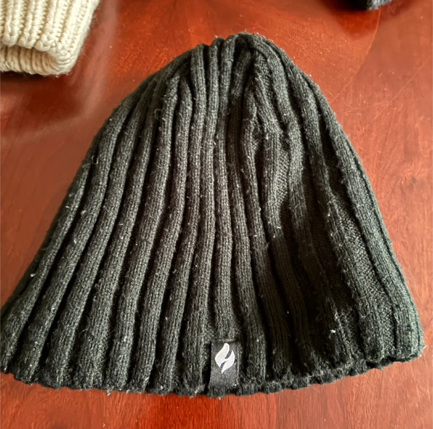 $5 warm fleece lined black hat beanie men women toque