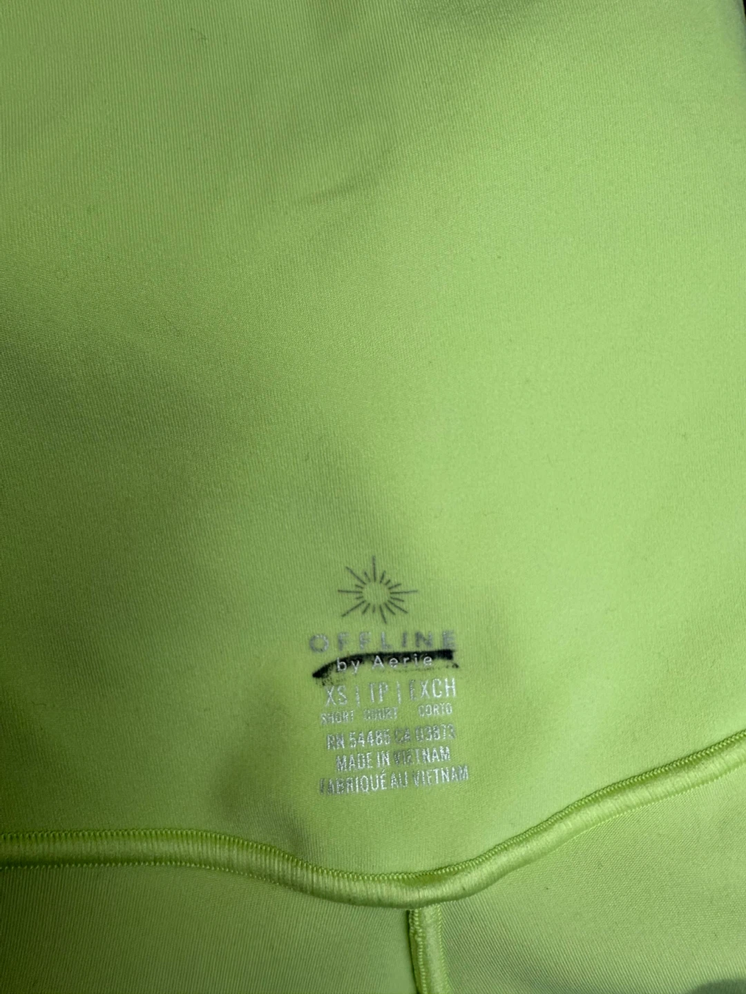 Aerie OFFLINE Chartreuse Joggers - Size XS - photo 4