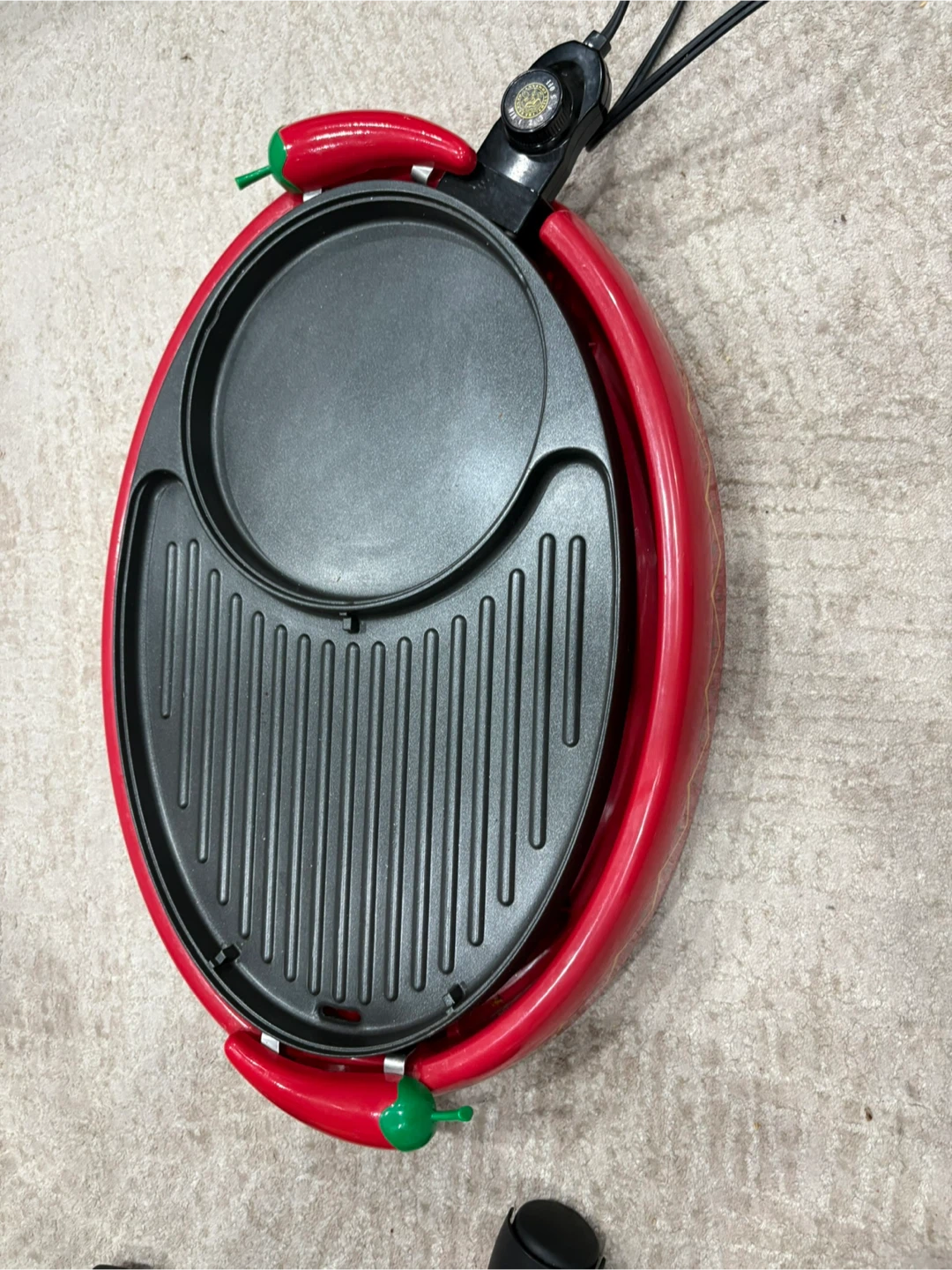 Red Pepper-Shaped Electric Hot Plate - photo 2