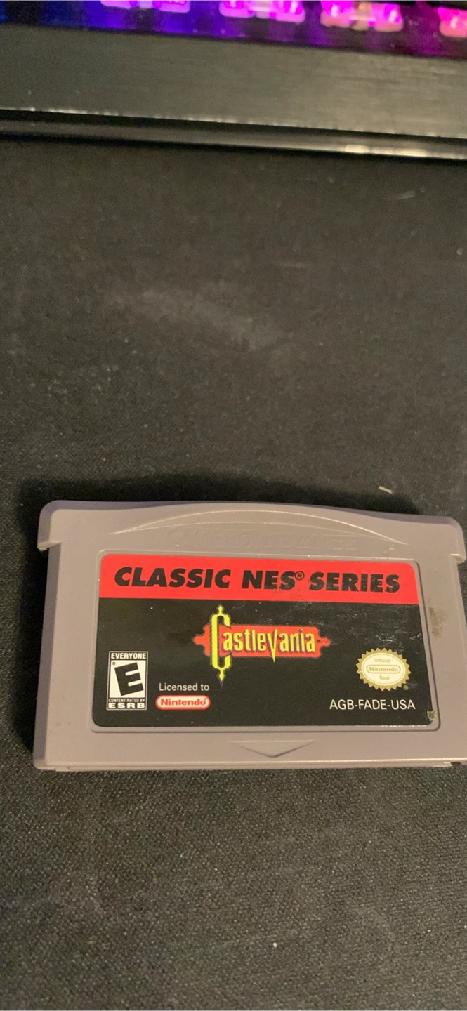 Castlevania Classic NES Series Gameboy Advance